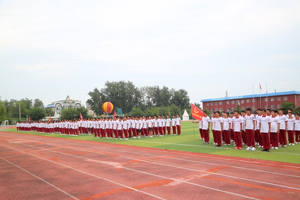 北京市豐臺區新北賦學校軍訓系列報道之閉營儀式——鮮衣怒馬少年時，嚴陣以待點兵日